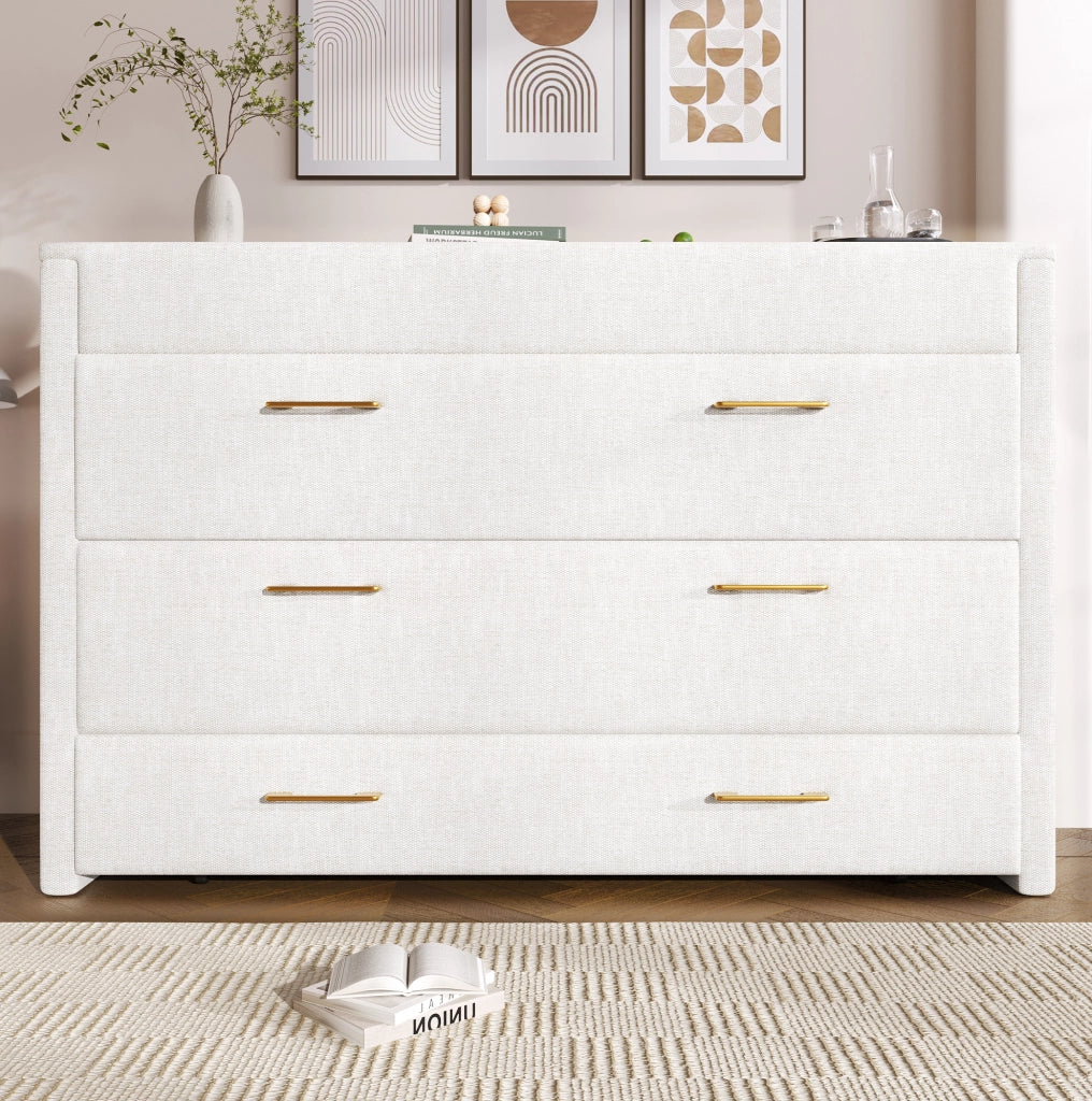 Letto a scomparsa mobile 140x200 cm beige con USB