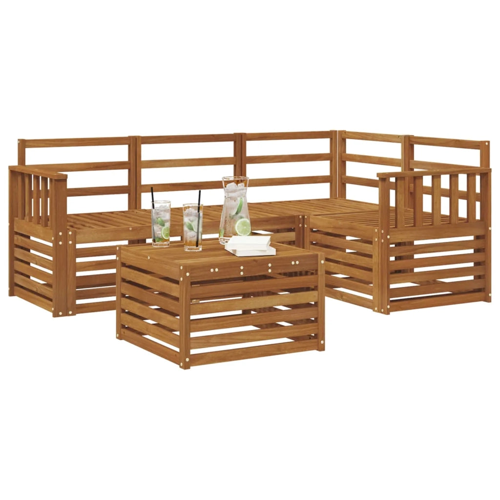 Set di divani da esterno 5 pcs Naturale 3374759