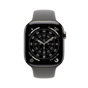 Aw s11 gps+cellular 46mm natural titanium case with stone grey sport band - m/l - MFCX4QL/A