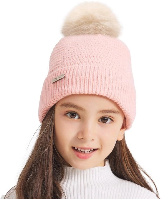 Muffe invernali per bambini - Muffa imbottita a maglia - Piuma - Cotone - Flessibile - Presa comoda - Muffa per bambini
