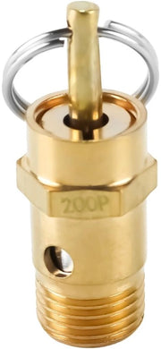 Valvola di sicurezza 1/4" BSP - Valvola di surriscaldamento 10 BAR - Cassetta in ottone - Valvola di ritorno bidirezionale - Meccanismo di azione diretta - Riduzione di pressione precisa - Valvola di pressione