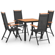 Set da pranzo da giardino in alluminio nero da 5 pezzi 02_0013698