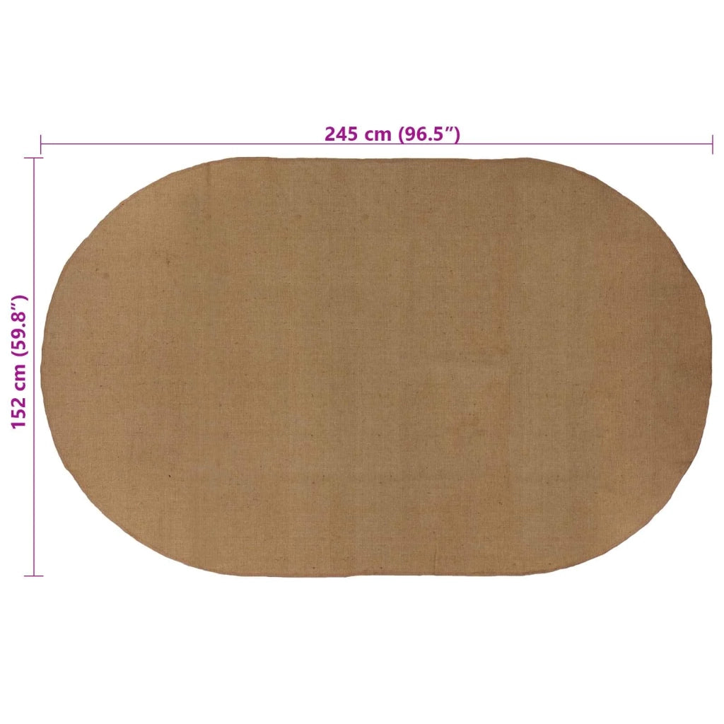 Tappeti per area Naturale 152 x 245 cm Juta