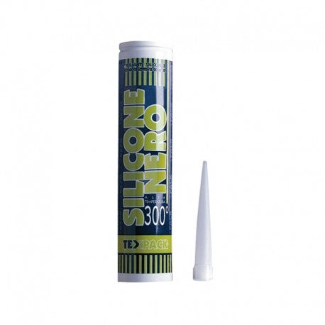SILICONE NERO TERMORESISTENTE CART.280ml