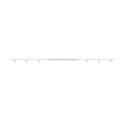Kit Binario Moderno Mono Mix Metallo Bianco 8 Luci Led-Gu10 40W Calda