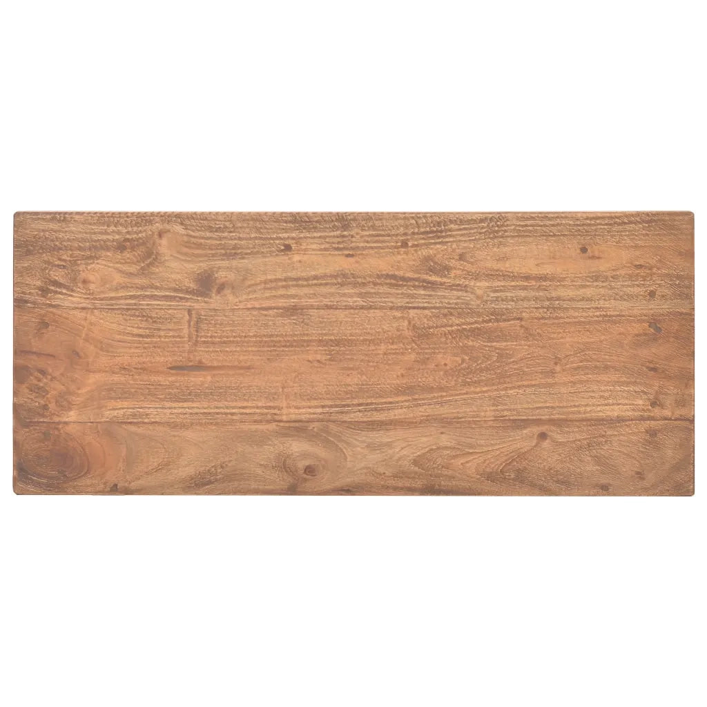 Tavolo Consolle | Tavolo d'Ingresso in Legno Massello di Mogano 69x28x70 cm