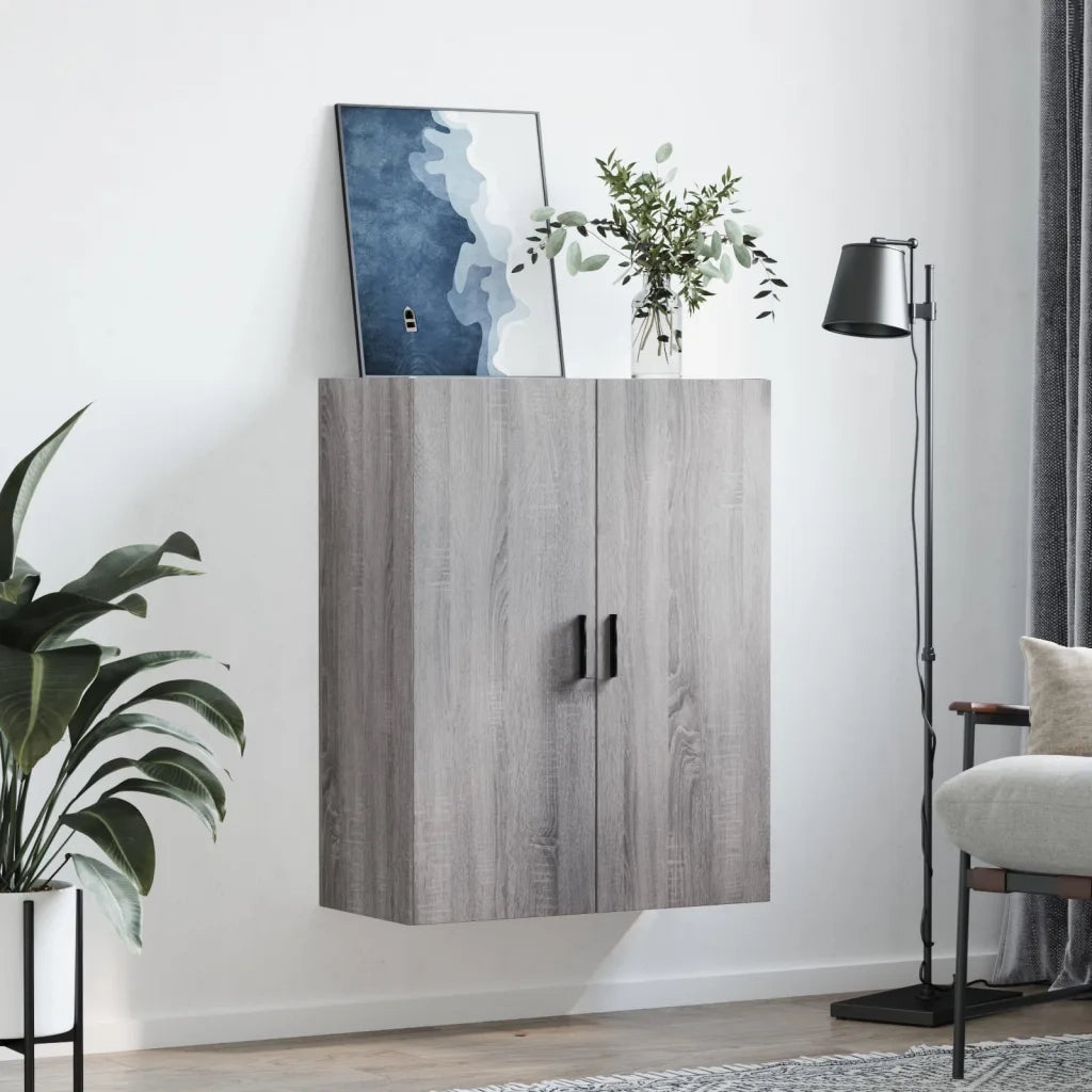 Armadietto a Muro | Mobile a Parete Grigio Sonoma 69,5x34x90 cm