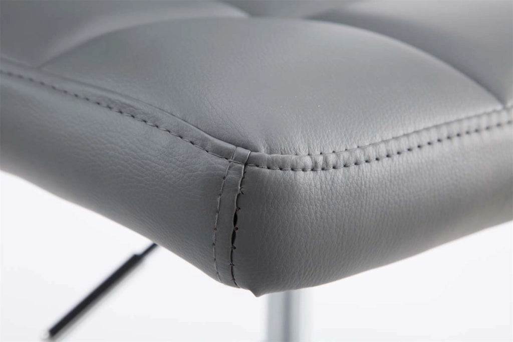 Set 2 Sedie Lounge Palma V2 in similpelle grigio