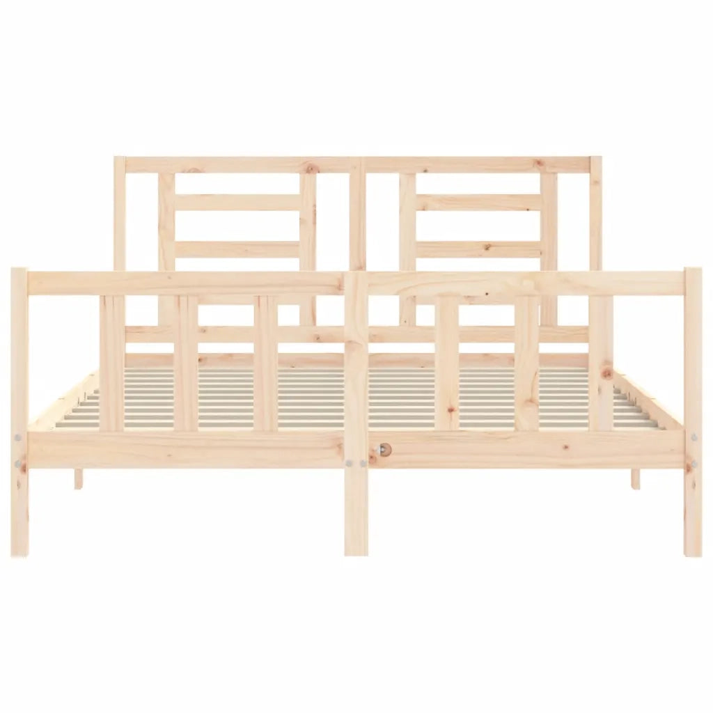 Giroletto senza Materasso-Struttura Letto 160x200 cm in Legno Massello di Pino 151907