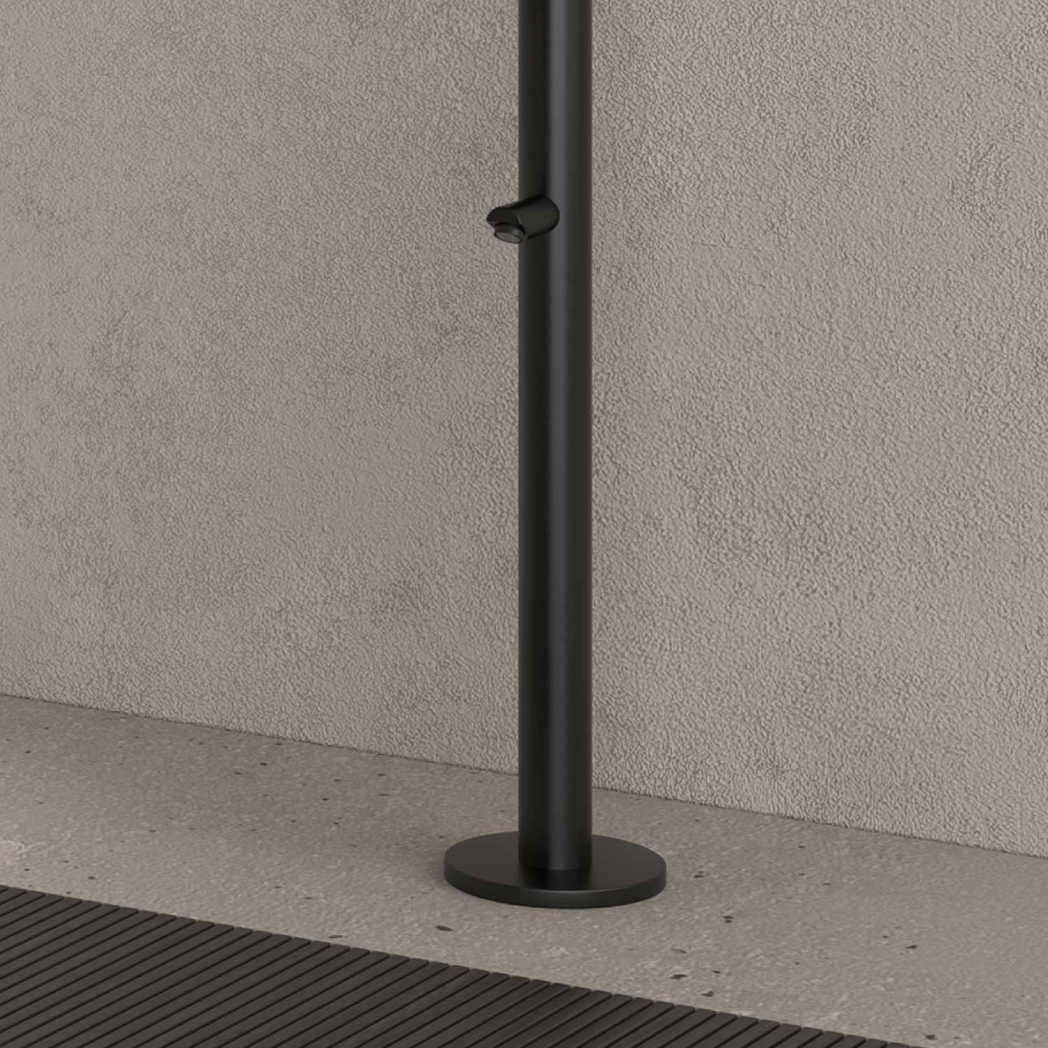 Doccia da Giardino in Acciaio Inox con Sistema C-box Sined Olbia Nero