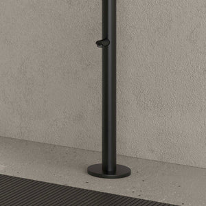 Doccia da Giardino in Acciaio Inox con Sistema C-box Sined Olbia Nero