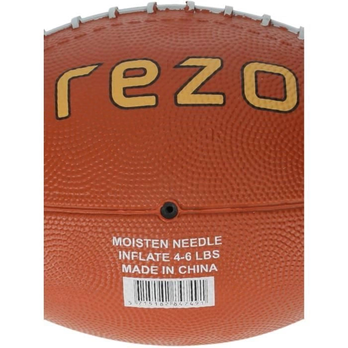 Football americano - REZO - Gomma - Taglia 7 - Marrone - Durevole e versatile