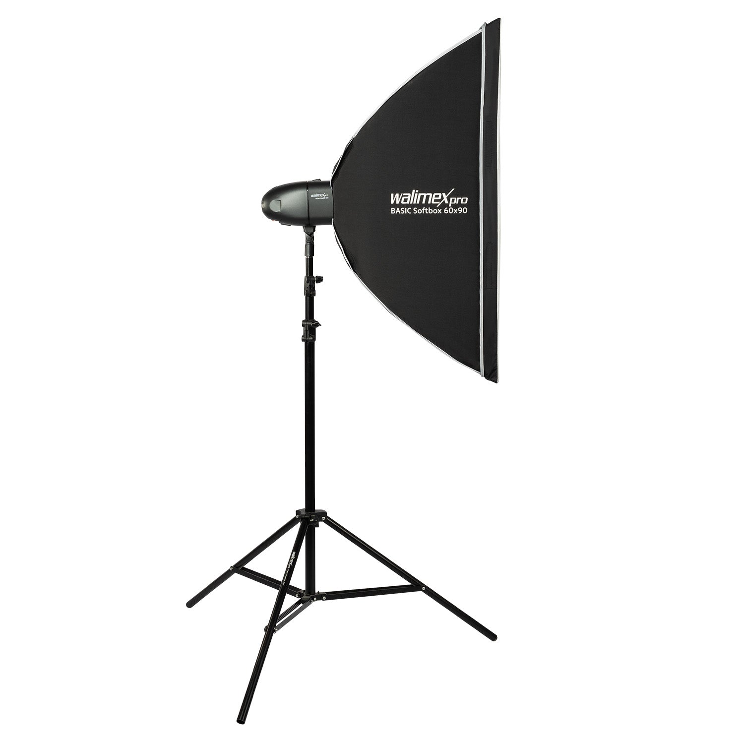 Newcomer 100 Set flash fotografico con potenza di 100 Ws, con radio a 2,4 GHz, softbox 60 x 90 cm e treppiedi per luci, per studio foto video