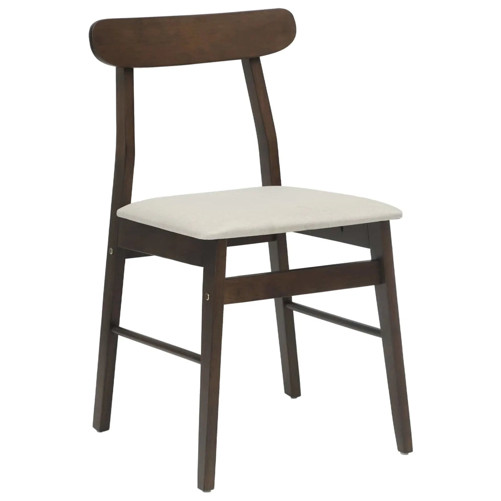 Sedia da pranzo 2 pcs Marrone Scuro e Chiaro