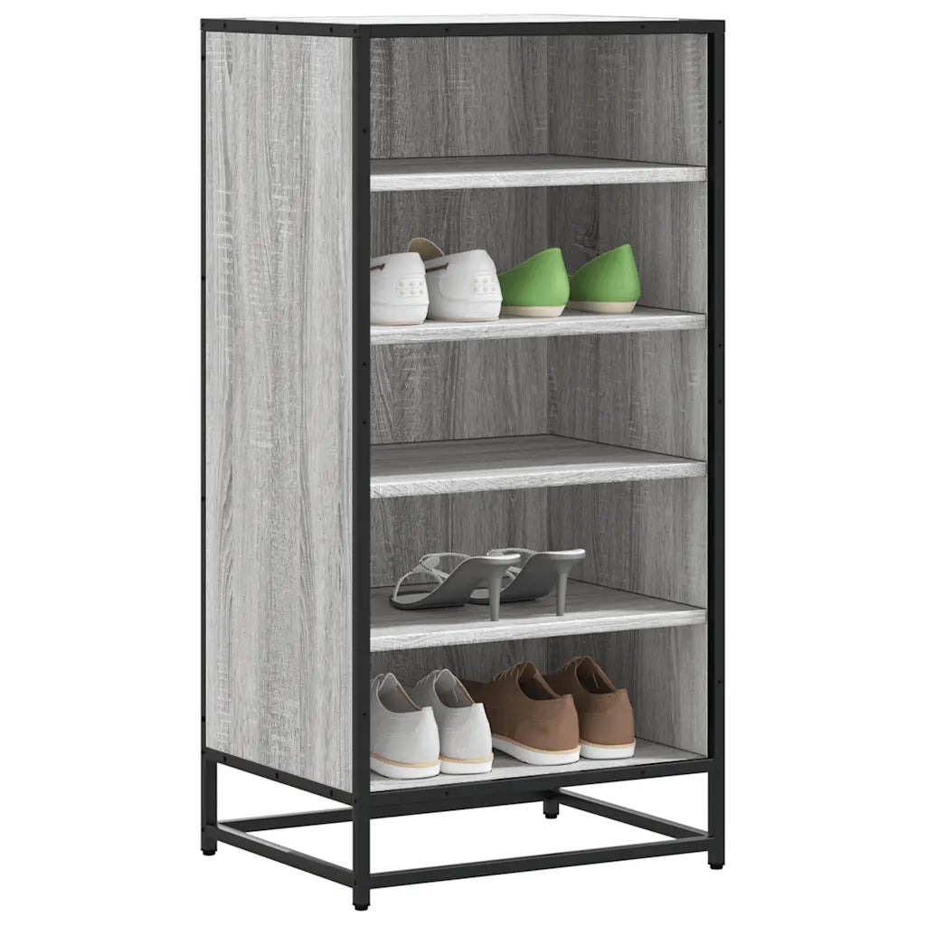 Scarpiera | Mobile per scarpe Grigio Sonoma 48x38x97,5 cm in Legno Multistrato