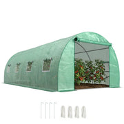 Serra da giardino in PVC ¨C zephmum ¨C verde 200x300x200 cm