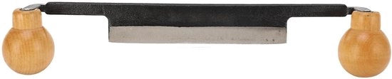 Strumento di smussatura a 6 pollici in acciaio di tungsteno - Maniglia in legno con antislip - Strumento di rilascio - Smussatura del legno - Alta efficienza di taglio - Duraturo e efficiente - Raschiatore