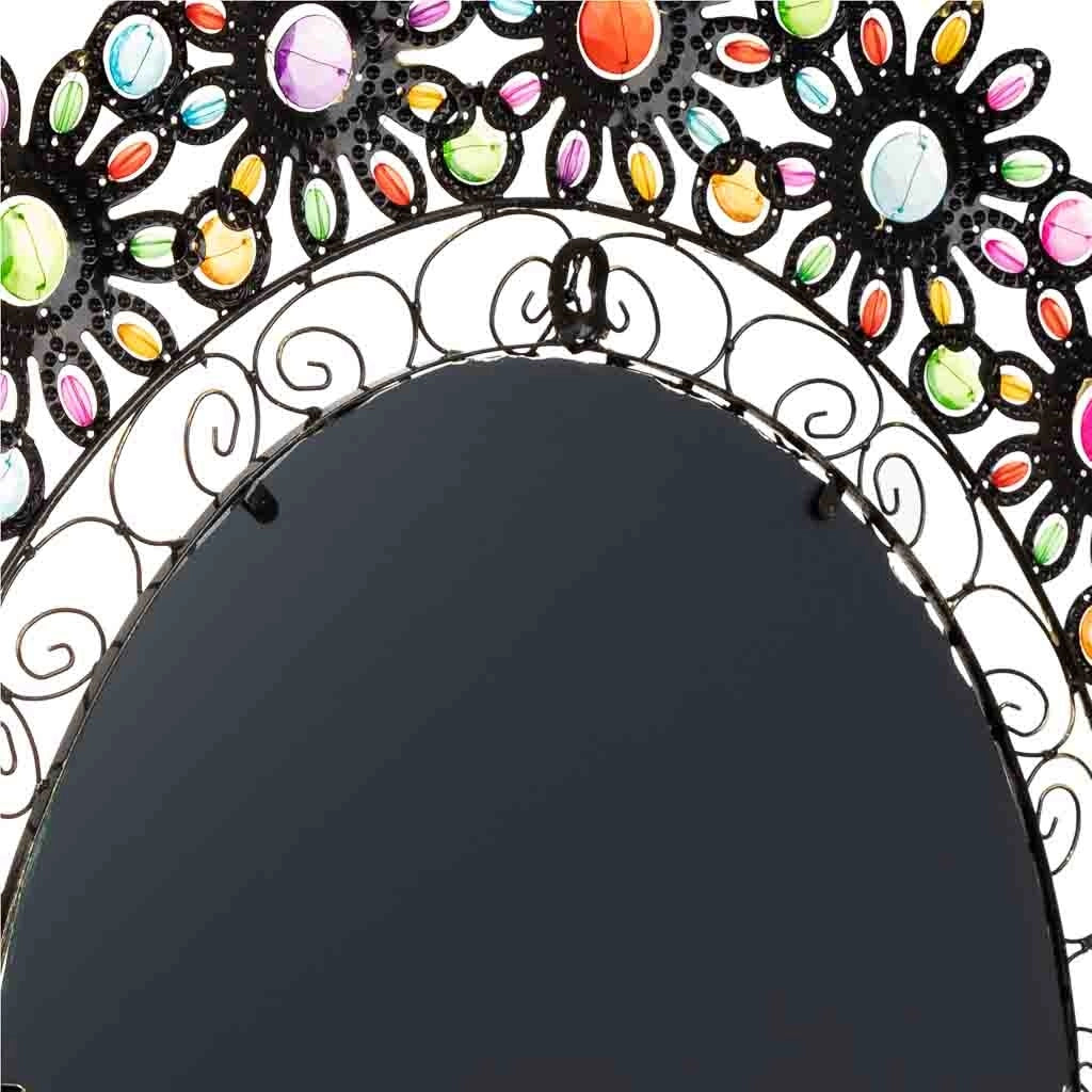 Specchio con vetro acrilico colorato