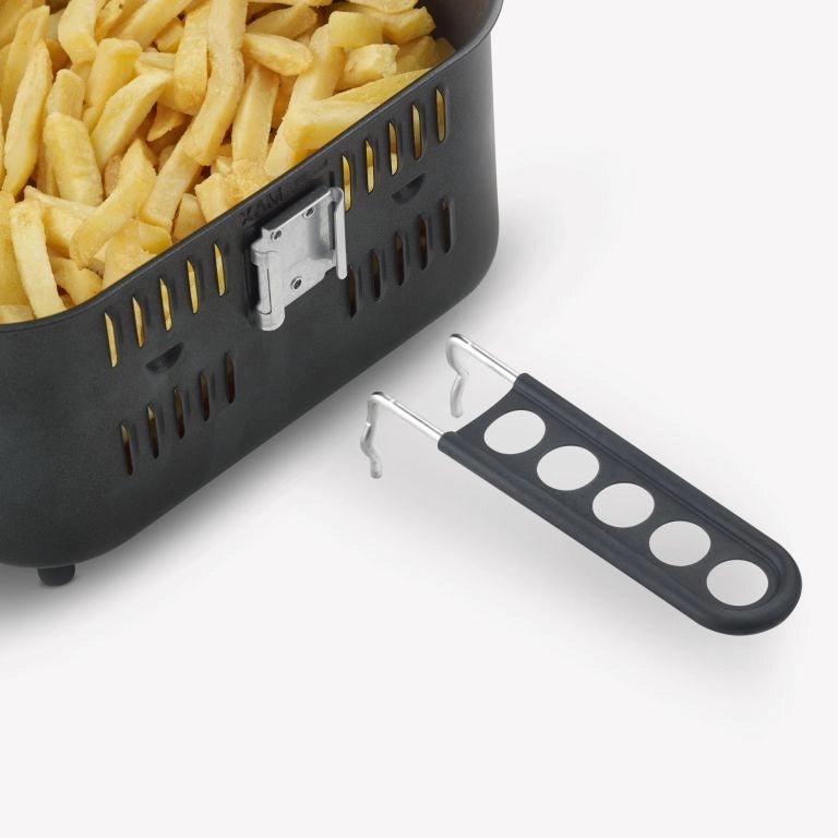 Severin fr 2446 friggitrice ad aria multifunzione, friggitrice aria con 11 litri di capacità e controllo touch, friggitrice senza grassi con numerosi accessori, nero