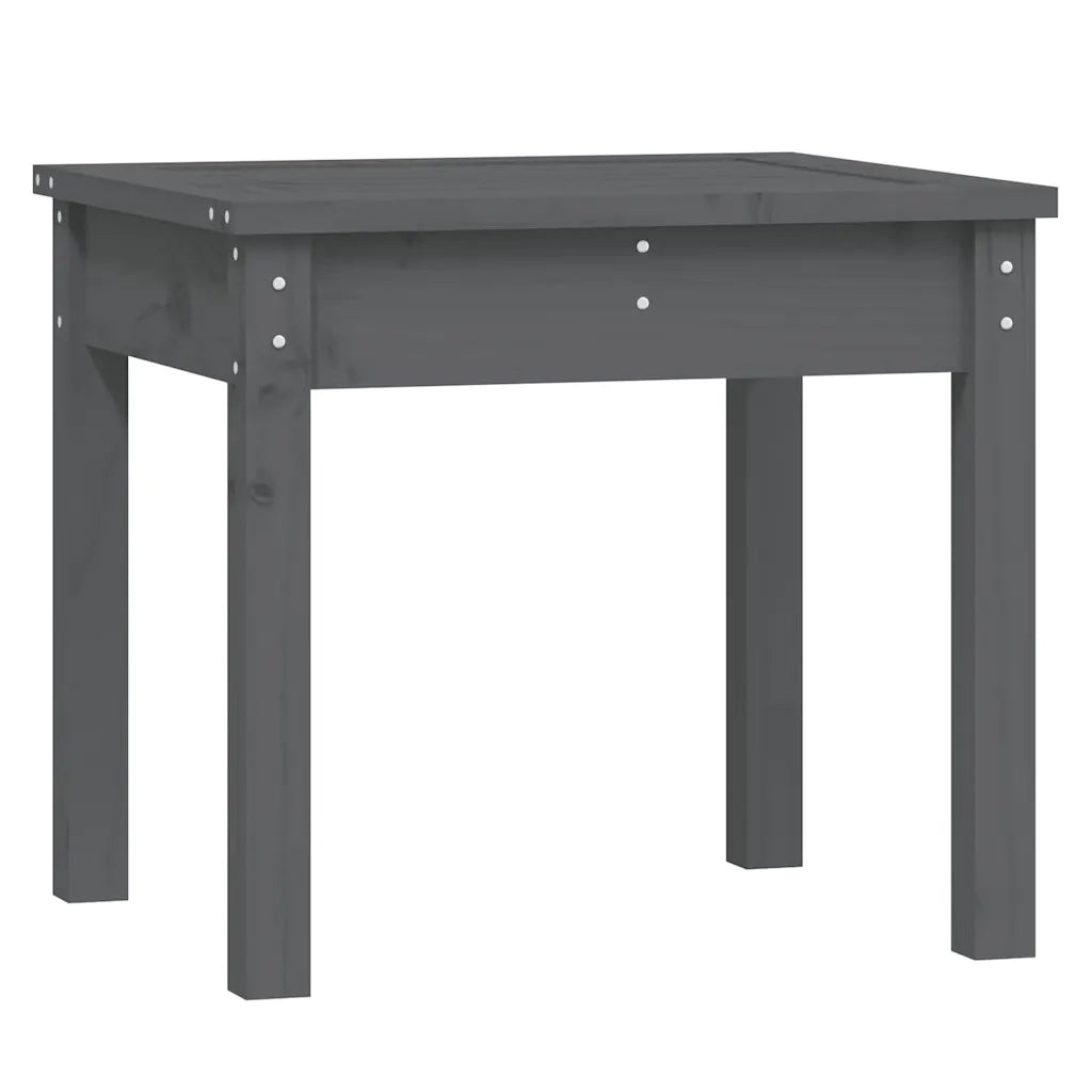 Panchina da Giardino | Panca da Giardino Grigia 50x44x45 cm Legno Massello di Pino