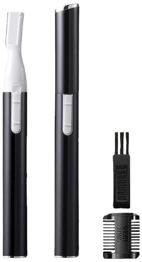 Multifunzionale strumento per la cura delle sopracciglia - Trimmer per sopracciglia - Apparecchio per rasatura del viso - Trimmer per peli superflui - Strumento per la cura delle sopracciglia - Design portatile