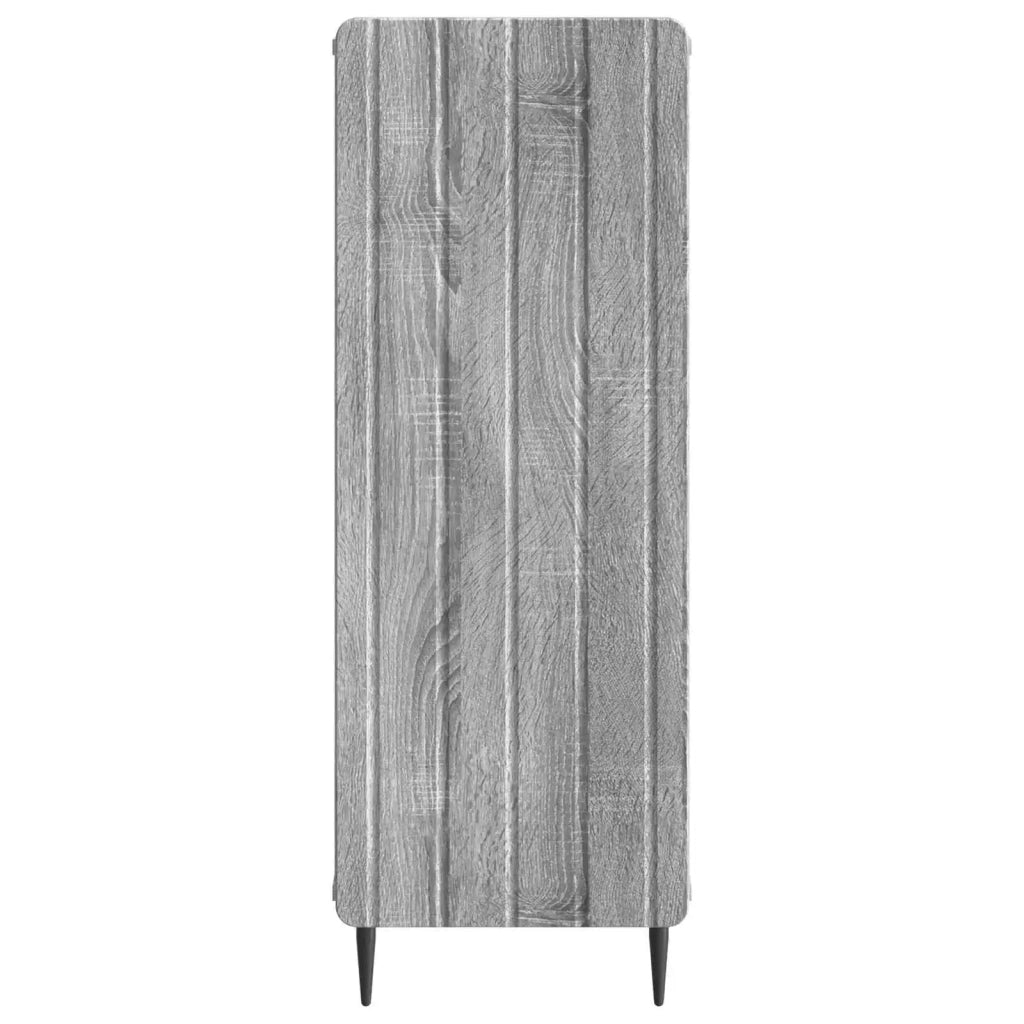 Credenza | Madia | Buffet da pranzo | Armadio da pranzo Grigio Sonoma 34,5 x 33 x 92 cm Legno ingegnerizzato