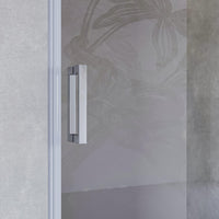 Porta Parete Doccia 120 cm 1 Anta Battente in Cristallo Trasparente 8mm H195 Bonussi Isabel