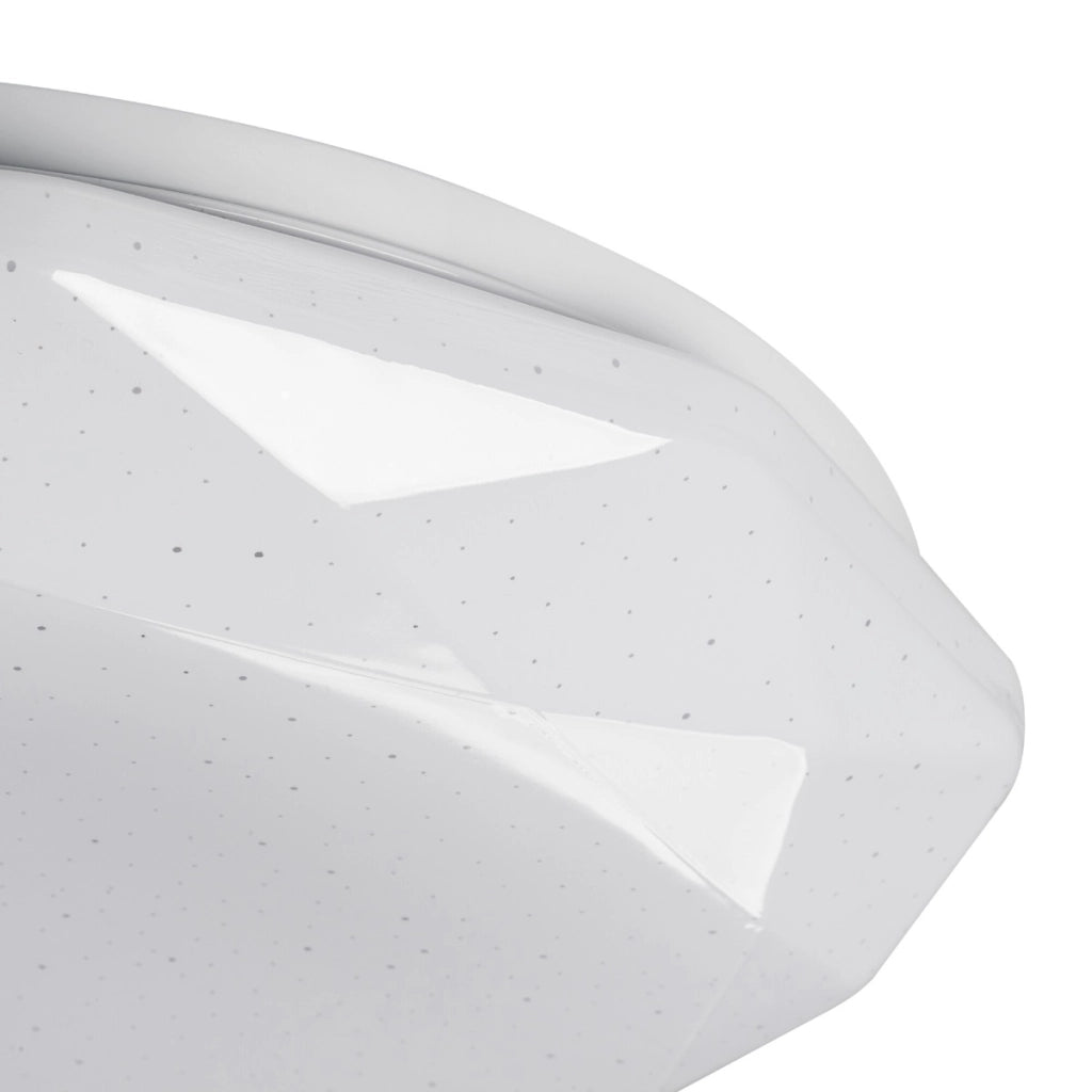 Plafoniera LED Kanlux Carvo tonda 38cm 17,5W bianca