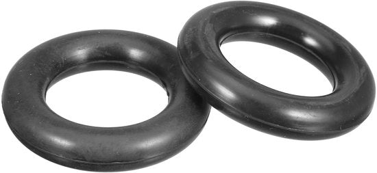 Kit di supporto O-Ring universale per scarico - 60mm - 2 pezzi - Isolatore di sospensione regolabile - Gomma di alta qualità