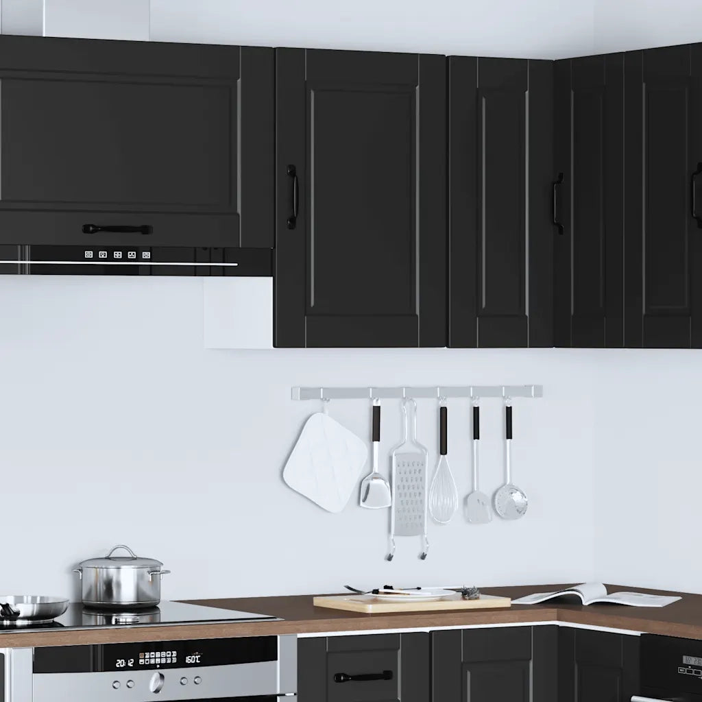 Pensile da Cucina Porto Nero in Legno Multistrato 854028