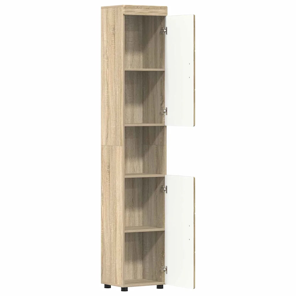 Set di Armadi da Bagno TULUM Rovere Sonoma 37 x 31,5 x 203 cm 880353