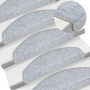 Tappetini per Scale 10 pz 65x24x4 cm Grigio Chiarocod mxl 103563