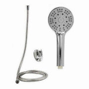 Trade Shop - Kit Doccetta Doccino Soffione Bagno Doccia Tonda Con Laccio 1,8 Mt Staffa 69316 -
