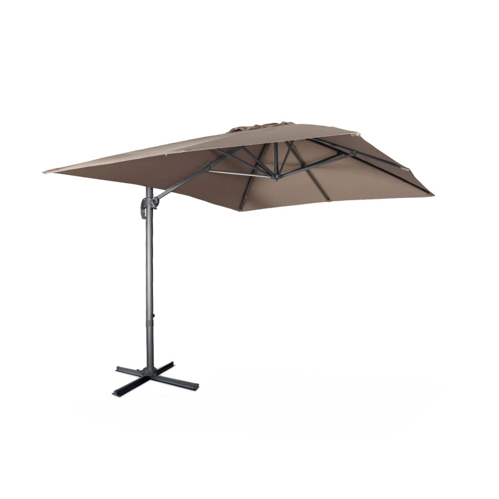 Ombrellone rettangolare, 3x4m, talpa