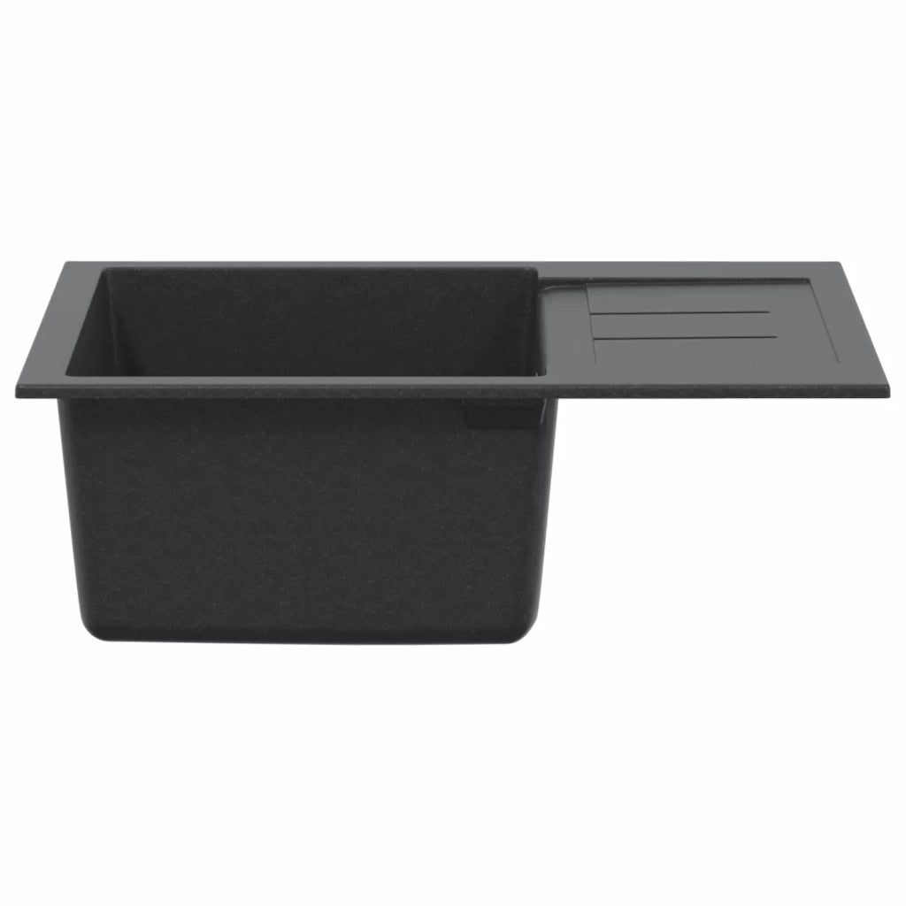 Lavello cucina una vasca Granito 62 x 50 x 20 cm Grafite 42053758