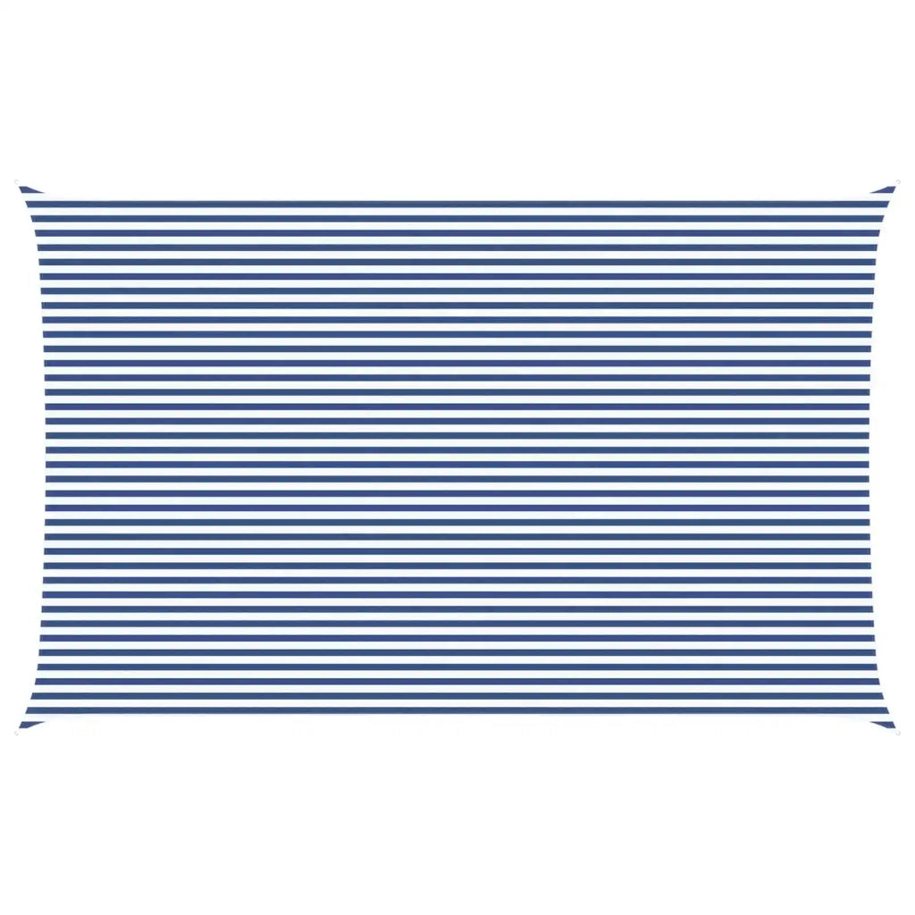 Vela da ombra solare Blu e Bianco 8 x 5 m 42031108
