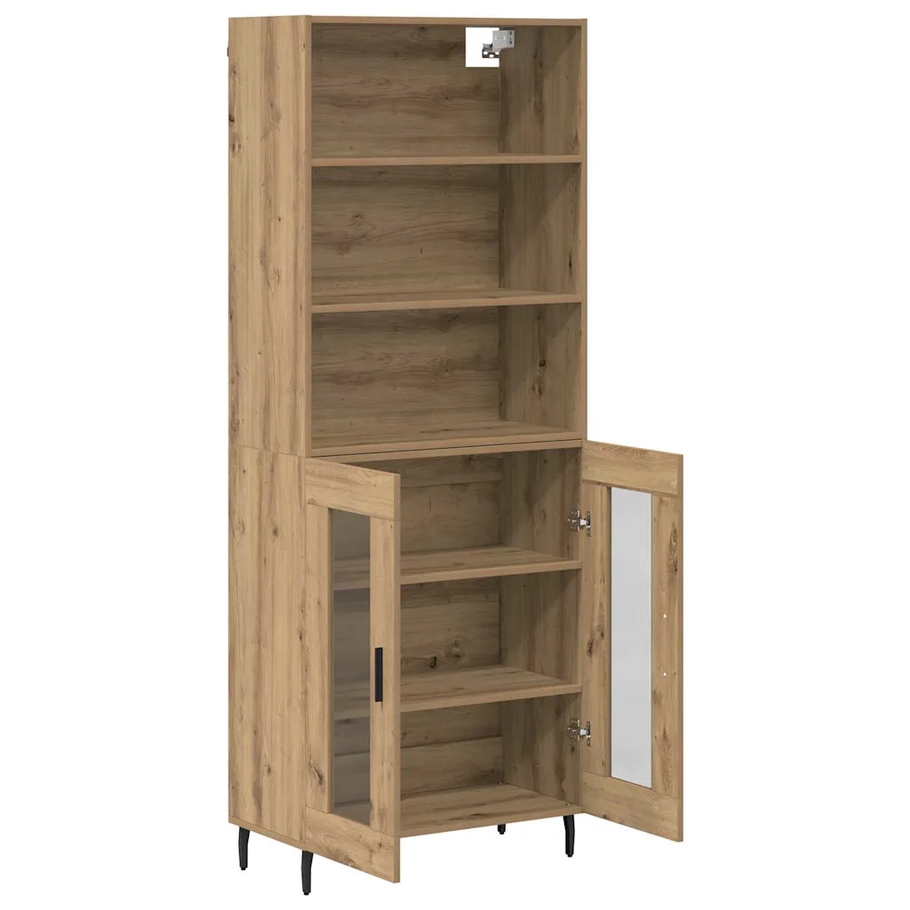 Credenza-Buffet-Armadio da cucina Rovere artigianale 69,5 x 34 x 180 cm 253267