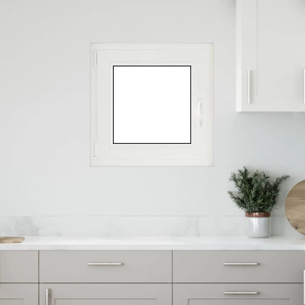 Finestra per Soffitta RISOR 60 x 60 cm PVC e Vetro Bianco CFW3643336