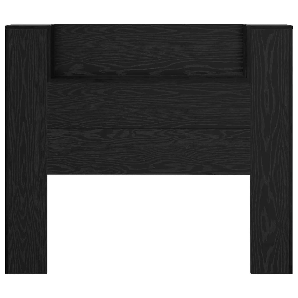 Testiera | Testata Rovere Nero 120 x 15 x 103,5 cm Legno multistrato