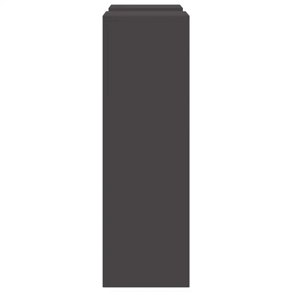 Supporto per piante 2 pcs Nero 24 x 24 x 75 cm Acciaio 865820