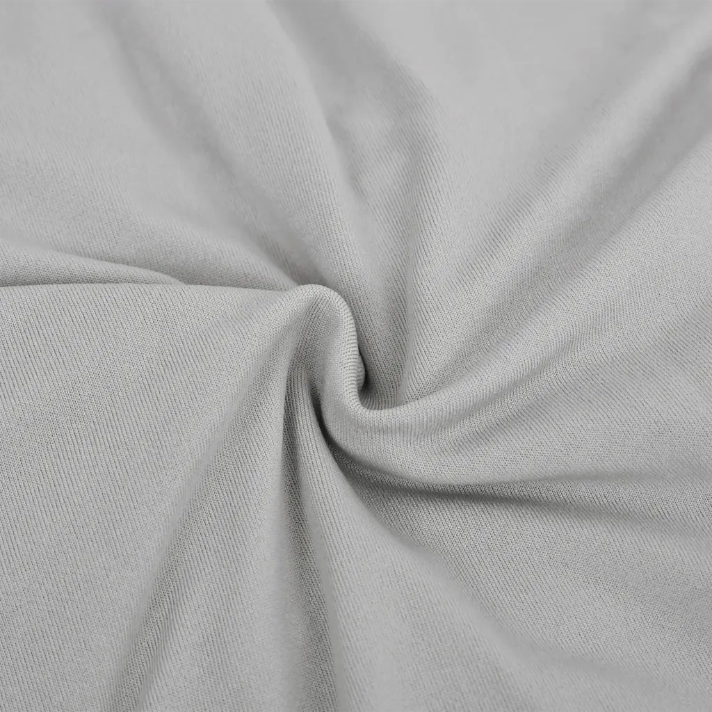 Fodera Elasticizzata Divano 3 Posti in Jersey Poliestere Grigio 332942