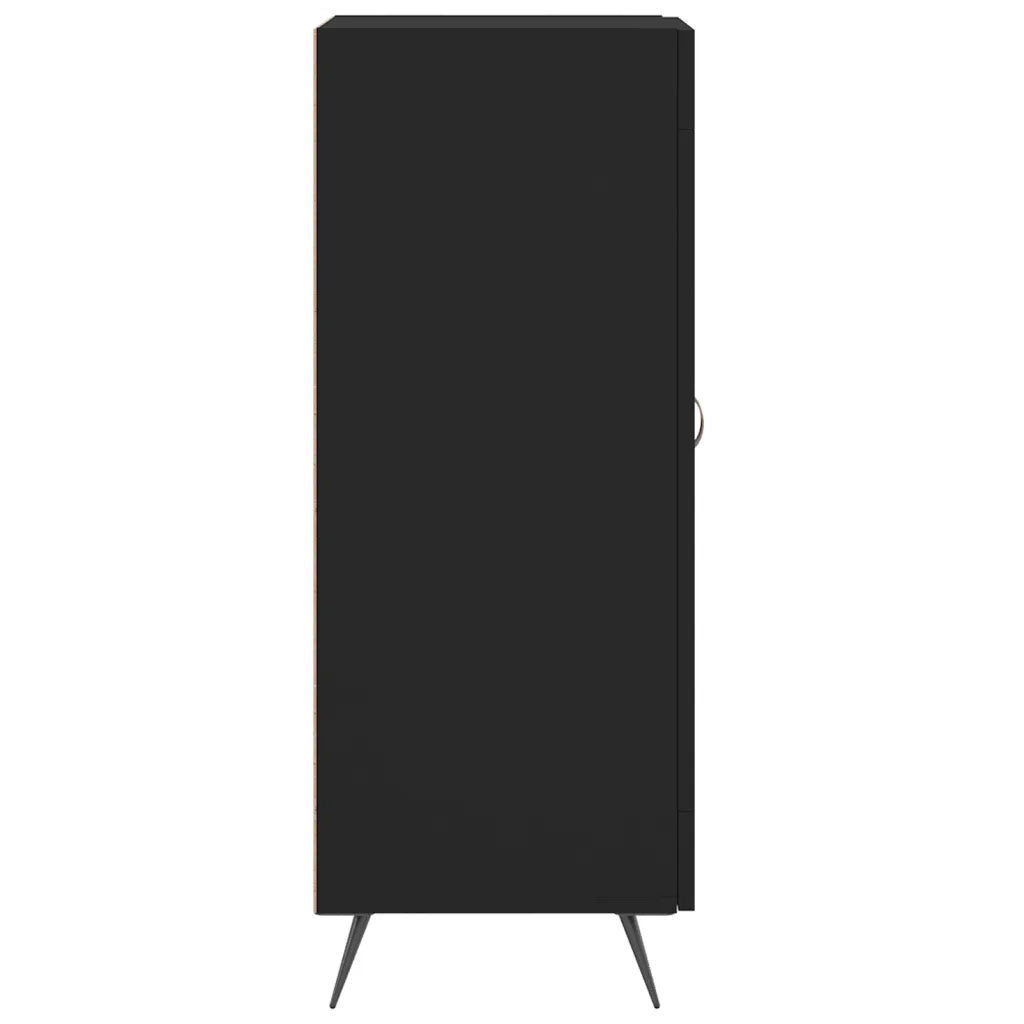 Credenza Nero 34,5x34x90 cm in Legno Multistrato 830413