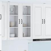 Mobile da cucina con lo scaffale-Armadio da cucina Bianco Lucido 40 x 31 x 100 cm 557783