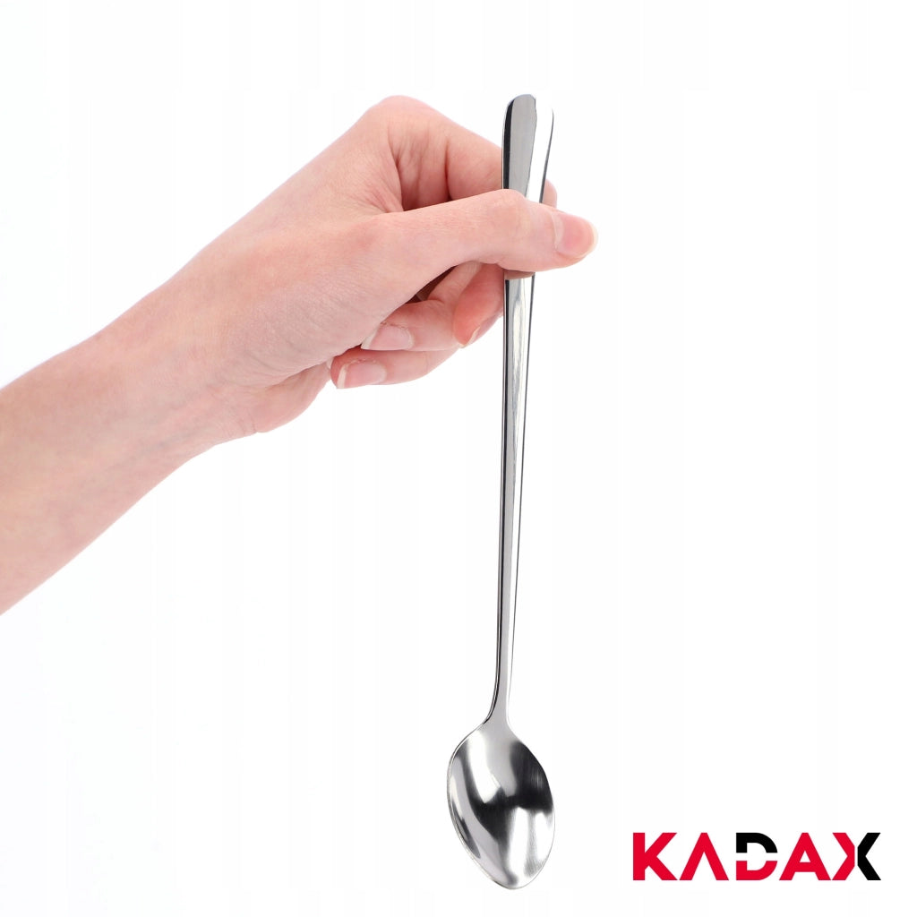 Set di 4 cucchiai lunghi KADAX per caffè, latte macchiato, gelato e dessert.