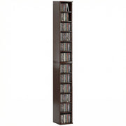 Libreria a colonne per CD e DVD ¨C zephmum ¨C marrone 21x22.5x88.5 cm