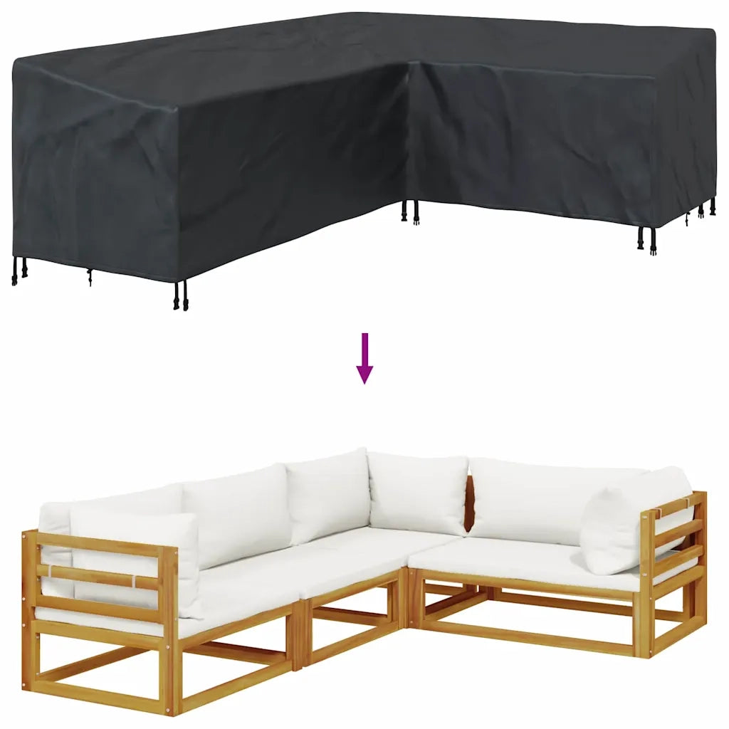 vidaXL Copertura per mobili da esterno 250 x 180 x 80 cm