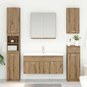 Armadio sottolavello-Mobile sottolavello Rovere artigianale Legno multistrato