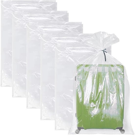 Contenitori di Archiviazione Extra Grandi - 5 Pezzi - 100 x 152 cm - Translucidi - Riciclabili - Adatti per Abbigliamento e Mobili - Contenitori di Archiviazione