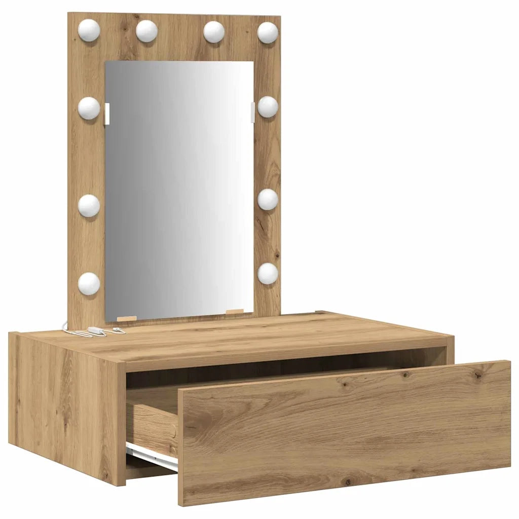 Tavolo da Trucco Marrone 60 x 40 x 70 cm Legno ingegnerizzato 865225