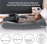 Cuscino per la gravidanza hoes Premium XXL a forma di U
